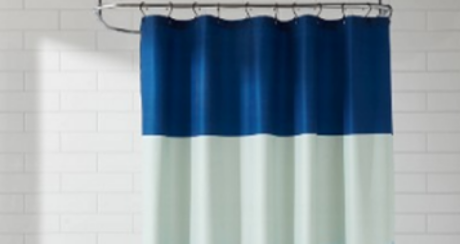 Colorblock Shower Curtain